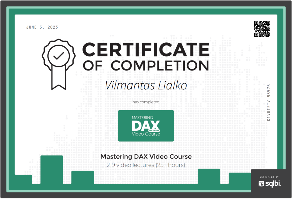 Vilmantas Lialko SQLBI Mastering DAX