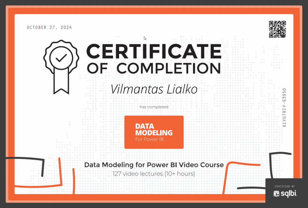 Vilmantas Lialko SQLBI Data Modeling